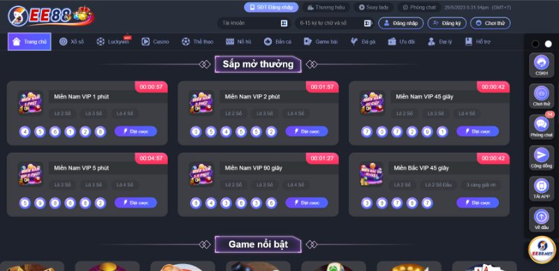 Truy cập trang web 32Win Games bằng máy tính - 32Win